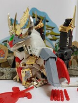 元祖SDガンダム 二代目頑駄無大将軍 当時物 SD ガンダム 武者頑駄無 プラモデル フィギュア 美品 ガンプラ セット NO-42 頑駄無大将_画像6