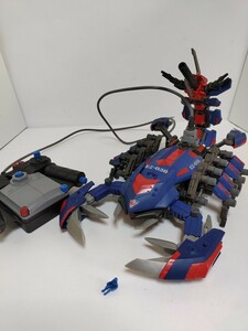  デススティンガー サソリ ZOIDS ゾイド 超美品 おもちゃ 電池 動作品　フィギュア TOMY 旧ゾイド プラモデル ゾイドコントローラー