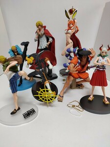 ワンピース　フィギュア ONEPIECE プライズ 大量セット 一番くじ サンジ おそばマスク 光月おでん ヤマト ナミ 美少女フィギュア