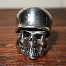 限定　Travis Walker トラヴィスワーカー　HELMET SKULL RING　／　トラビスワーカー　TravisWalker　リング　指輪　ヘルメット　スカル _画像2