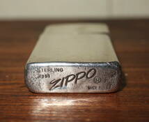 1991　STERLING SILVER　スターリングシルバー　斜字体　スリム　ジッポー　/ ジッポ　ZIPPO　９２５　純銀　スターリング　ライター_画像4