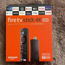 ★新品★未使用★未開封★1円スタート★ amazon fire tv stick 4k max Alexa対応　音声認識リモコン　第3世代　次世代Wi-Fi6対応　_画像1