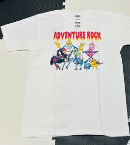 アドベンチャータイム　難波章浩　Tシャツ　ホワイト　Lサイズ　新品　匿名配送