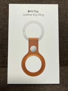 MX4M2FE/A AirTag Leather Key Ring Saddle Brown レザーキーリング エアタグ ケース