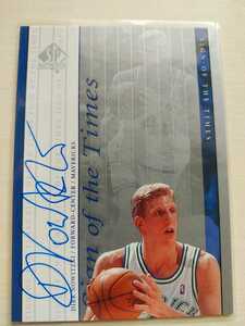 99-00 UD SP Authentic Sign of the Times Auto Dirk Nowitzki