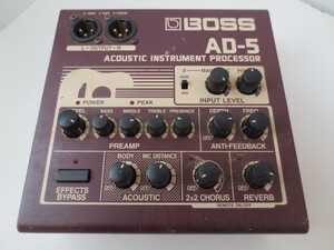 BOSS AD-5 ボス アコースティック プロセッサー エフェクター ジャンク品 　