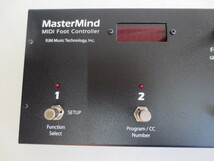 RJM / MasterMind MIDI Foot Controller 【MIDIフットコントローラー】 ジャンク品_画像3