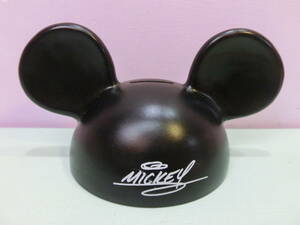 ビンテージ ミッキーマウス イヤーハット型 ソフビ貯金箱 バンク 90s フィギュア ミッキー ディズニーMickey Mouse Ear Hat Coin Bank