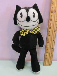 フィリックス・ザ・キャット◆1988年 ビンテージ ぬいぐるみ人形 猫ネコ ㎝◆FELIX THE CAT フェリックス アプローズ stuffed toy Plush