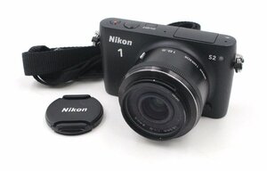 【行董】AF966ABY02 Nikon ニコン １ S2 18.5mm 1:1.8 Φ40.5 デジタルカメラ ミラーレス一眼