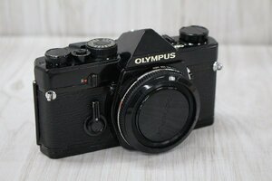 【行董】AF974BOS22 OLYMPUS オリンパス OM-1 フィルムカメラ 本体のみ ブラックボディ シャッター音確認済み カメラ 光学機器