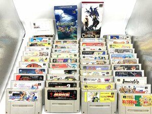 【ト萬】RD000RNX86　スーパーファミコンソフト 大量まとめ　任天堂　ニンテンドー マリオ ドラゴンクエスト　餓狼伝説　聖剣伝説3箱あり