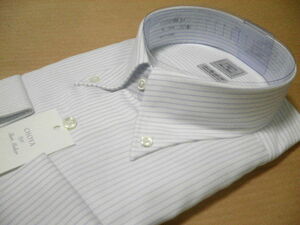 百貨店ブランド＊SHIRT MAKER CHOYA/PREMIUM CARE FREE TWO PLY YARN 100＊サイズ L 41-82＊綿100% 高級ドレスシャツ 形態安定加工