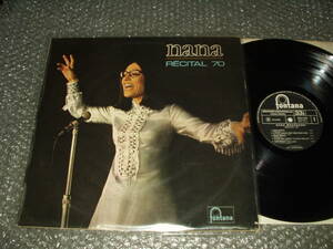 ＬＰ★NANA MOUSKOUR/ナナ・ムスクーリ「RECITAL 70」フランス盤/仏盤(6312 003)～シャンソン