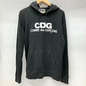 t)コムデギャルソン COMME des GARCONS CDG プルオーバー パーカー SZ-T001 サイズXL ブラック 黒 メンズ ブランド品 ※傷み有り