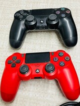 中古品　動作確認済み　PlayStation4　PS4　ブラック　CUH-7200B　コントローラー2点　コード　まとめ売り　ソニー　プレステ　3742_画像2