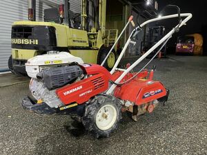 【動画有り】ヤンマー 耕運機 MRT6U 歩行型 農用トラクター 正逆転爪 リコイル ガソリン 畝立て 管理機 畑 ハウス 富山市