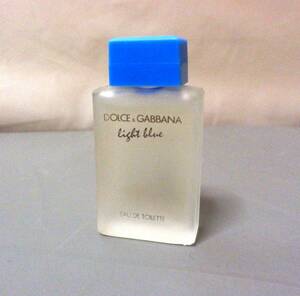 未使用 ドルチェ＆ガッバーナ DOLCE&GABBANA ライトブルー Light Blue イタリア製 男女兼用 オードトワレ ミニチュア 4.5ml ㈱わかば正規品