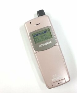 モックアップ PH10 ピンク PHS トランシーバ MITSUBISHI POCKET'S αPHS 携帯電話　e321-D