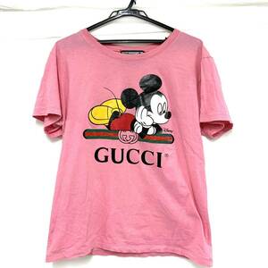 GUCCI Disney グッチ ディズニー Tシャツ イタリア製 サイズXS 半袖Tシャツ 現状品 カyg