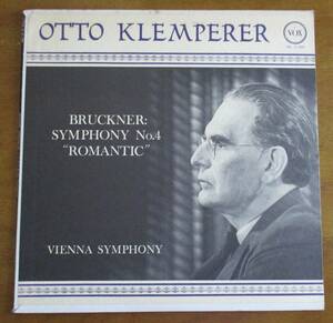 クレンペラ－ ／ ブルックナ－「交響曲 第４番　ロマンティック」　米ＶＯＸ　　モノラル・２００ｇ重量盤