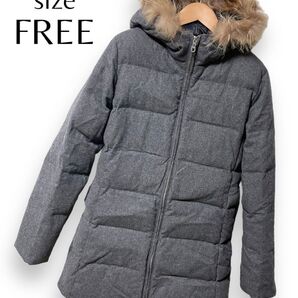 QUE JE VEUX PORTER ダウン コート グレー