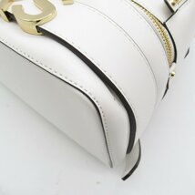 Michael Kors マイケルコース リュックサック バックパック リュックサック ホワイト系 レザー 中古 レディース_画像5