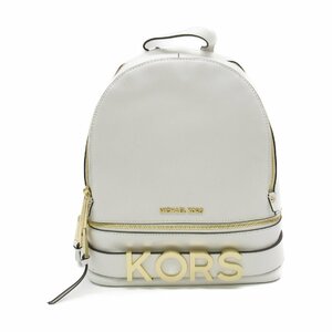 Michael Kors マイケルコース リュックサック バックパック リュックサック ホワイト系 レザー 中古 レディース