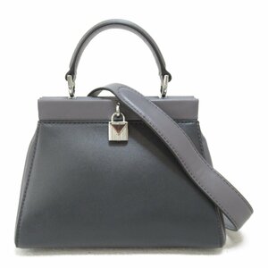 Michael Kors マイケルコース 2wayショルダーバッグ クロスボディバッグ　2wayショルダーバッグ グレー系 レザー 中古 レディース