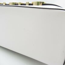 Michael Kors マイケルコース リュックサック バックパック リュックサック ホワイト系 レザー 中古 レディース_画像9