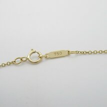 TIFFANY＆CO ティファニー ネックレス トリプルハート ネックレス ゴールド系 K18（イエローゴールド） 中古 レディース_画像6