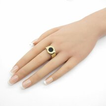 BVLGARI ブルガリ リング・指輪 ブルガリブルガリ オニキス リング ブラック系 K18（イエローゴールド） オニキス 中古 ユニセックス_画像6