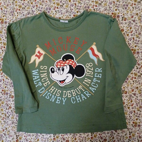 Tシャツ 長袖　ディズニーミッキーマウス