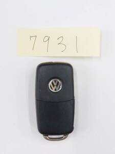 VOLKSWAGEN フォルクスワーゲン ポロ DBA-6RCBZ (2012年3月初度登録) スマートキー 鍵 No.374