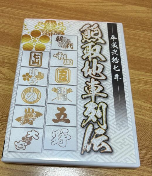 熊取地車列伝　平成27年　だんじり祭り　DVD