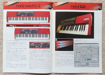 CLAVIA 2003-2004年 シンセサイザー カタログ｜キーボード、クラビア nord lead 3/2x/rack/electro2/Modular G2/ddrum4 等_画像3