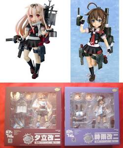 正規品 2体セット【Phat!】艦これ パルフォム 駆逐艦 時雨改二 & 夕立改二 艦隊これくしょん 塗装済み完成品フィギュア