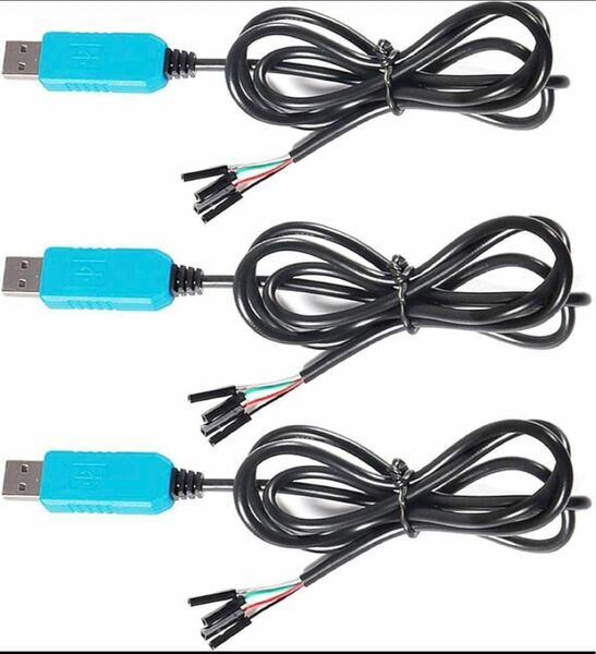 USB toTTLシリアルケーブル　3本セットYoumile 3pcs PL2303TA USB toTTLシリアルケーブル