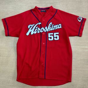 広島カープ #55 エルドレッド ビジター L ハイクオリティユニフォーム 検)HIROSHIMA CARP 黒田 新井 松山 ビッグカントリー デサントの画像3