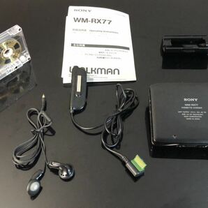 SONY WM-RX77「整備済み、完動超美品」の画像2