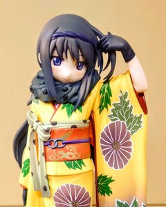 送料350円～ 中古・即決●アニプレックス 暁美ほむら 晴着 Ver. 1/8 フィギュア 魔法少女まどか☆マギカ 国内正規品 まどマギ 同梱可