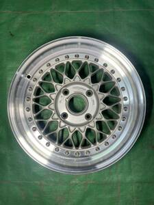 新品未使用！デッドストック！BBS RS032 15インチ 4穴 PCD114.3 6.5J オフセット17 ハブ径67㎜ ホイール1本 GERMANY