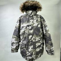 THE NORTH FACE ザ ノースフェイス ダウン 迷彩 XL/TG メンズ ND51500 ファー付 カモフラ_画像2