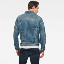 1円/G-STAR RAW/XSサイズ/Gジャン SCUTAR SLIM JKT D14499-A670 伸縮性 ダメージ ヴィンテージ ブルゾン 新品/青/ブルー/ia127/_画像10