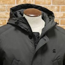 1円/秋冬/G-STAR RAW/XSサイズ/中綿コート VODAN PADDED HHD PARKA D12119-4436 撥水 軽量 ワッペン 新品/ダークグレー/ft471/_画像3