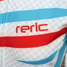 1円/秋冬/reric/Mサイズ/サイクル ジャージ 裏起毛 長袖 レディース 日本製 サイクリング レリック 新品/白/ホワイト/hy163/_画像5