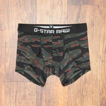 1円/G-STAR RAW/XSサイズ/3枚セット ボクサーパンツ TACH TRUNK AO 3 PACK 迷彩柄＆無地 トランクス ブリーフ 新品/黒×茶/ia247/_画像6