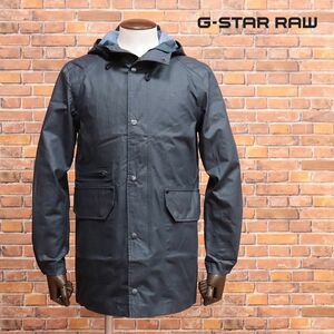 1円/G-STAR RAW/XSサイズ/マウンテンパーカー XPO RAINCOAT D13986-B302 撥水 デニム スポーティー 新品/紺グレー/ia114/