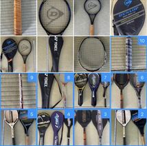 戸0124ラケット ヨネックス テニスラケット PRO 軟式 ミズノ YONEX 7本セット_画像10