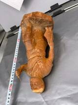 西B 置物 仏像 木製 木彫り 骨董品 古美術 仏道具 時代物 木彫 秘蔵_画像7